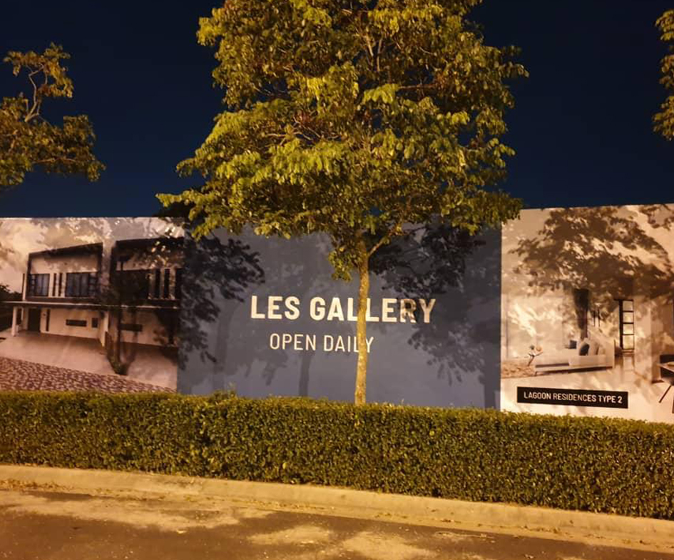 Treazpass custom hoarding showcasing creative advertisement