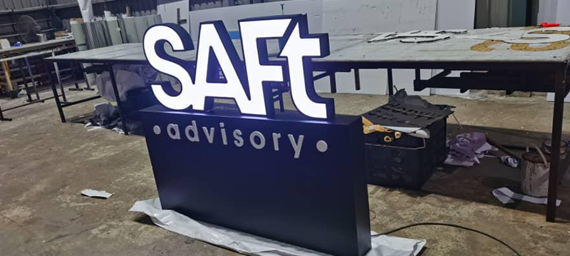 Treazpass Johor professional signboard for corporate clients