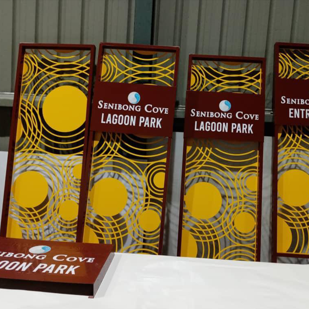 Custom-designed signboard options from Treazpass